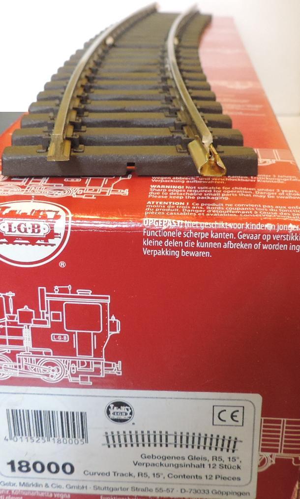 LGB 18000 Gebogenes Gleis R5, 15Grad