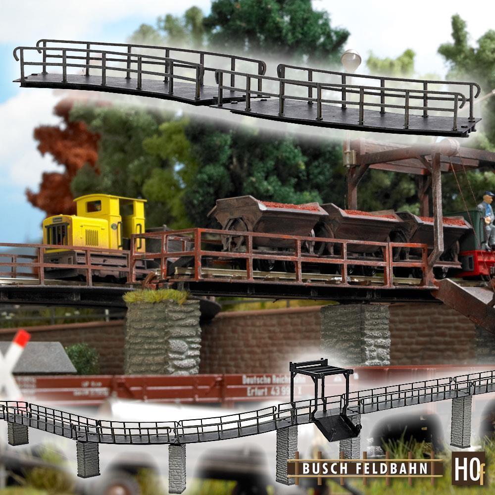 Busch 12386 Brücke gebogen