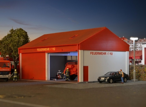 Kibri 38542 H0 Kleine Feuerwehrgarage