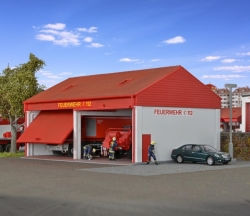 Kibri 38542 H0 Kleine Feuerwehrgarage