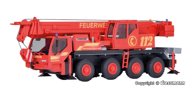 Kibri 13041 H0 Feuerwehr Kranwagen LIEBHERR LTM 1050/4