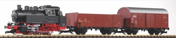 Piko 37120 Start-Set Güterzug mit BR 80 "Sound & Dampf"