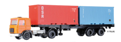 Tillig 501137 LKW Roman mit Containerauflieger