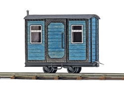 Busch 12232 Bauwagen Blau              H0