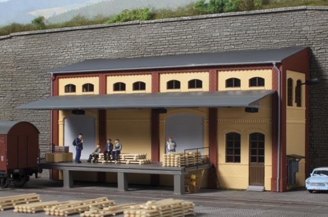 Auhagen 11436 Lagerhaus-Halbrelief