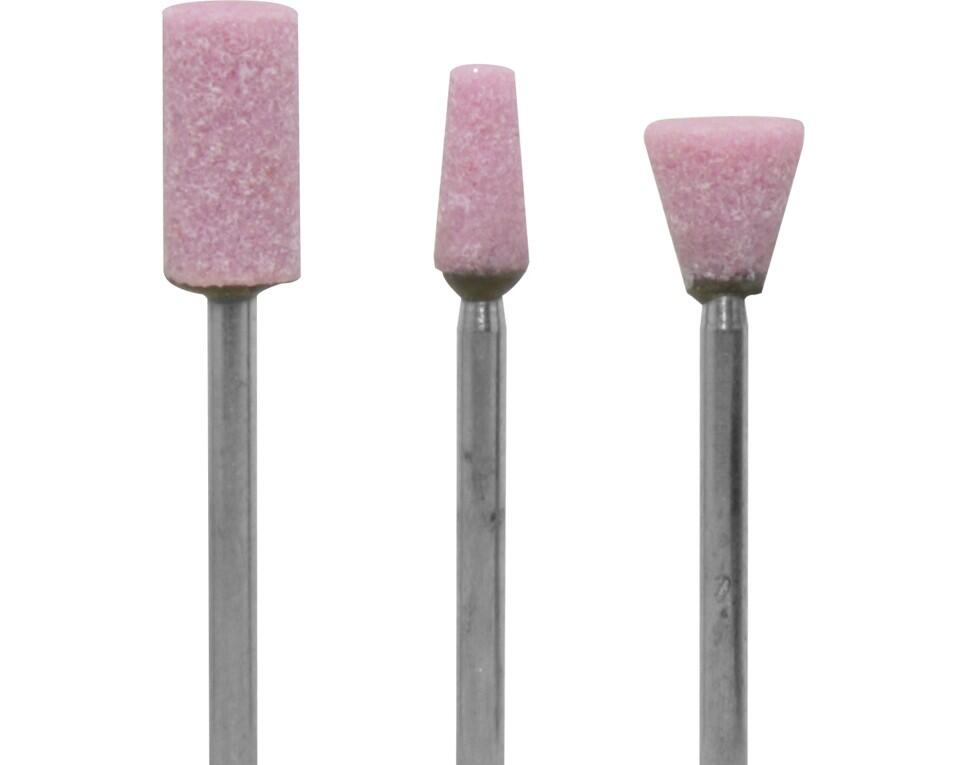 3 verschiedene Korund Schleifstifte