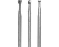 1700 - 3 Verschiedene Fräser Ø 2,3 mm