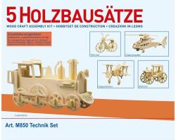 M850 - Holzbausatz 5 x Technik