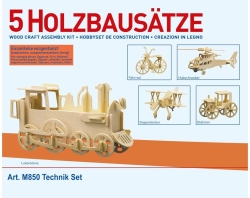 Pebaro M850 Holzbausatz 5 x Technik