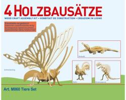 M860 - Holzbausatz 4 x Tiere