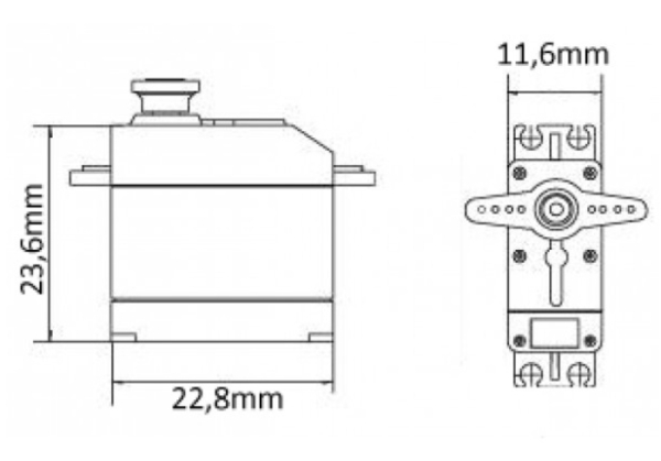 Digikeijs 60030 Mini Servo Analog