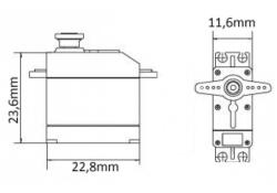 Digikeijs 60030 Mini Servo Analog