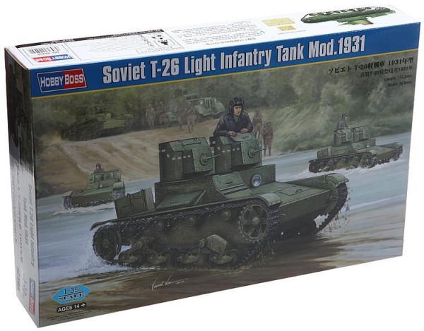 Hobby Boss 382494 1/35 T-26 Light Infantry Tank Mod. 1931