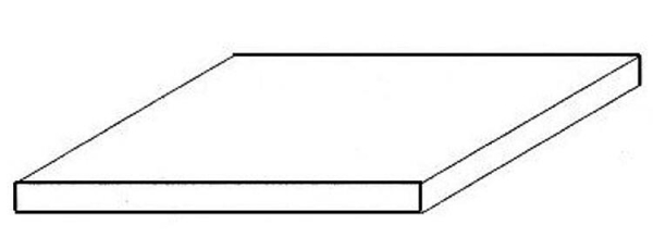 Faller 509030 Weiße Polystyrolplatte, 150x300x0,75 mm, 2 Stück