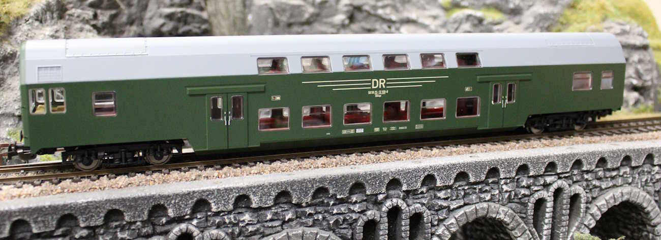 Piko 57685 Doppelstock Steuerwagen DR