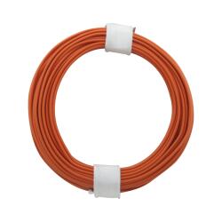 118-7 - Kupferschalt Litze 0,14 mm² / 10 m / orange