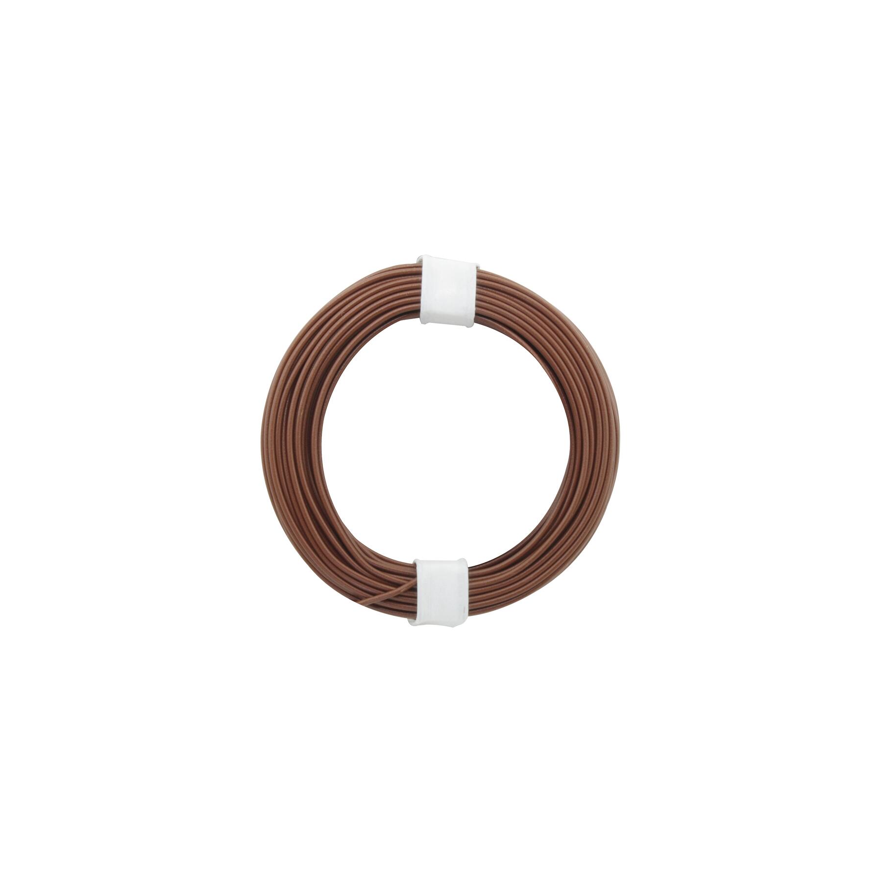118-8 - Kupferschalt Litze 0,14 mm² / 10 m / braun