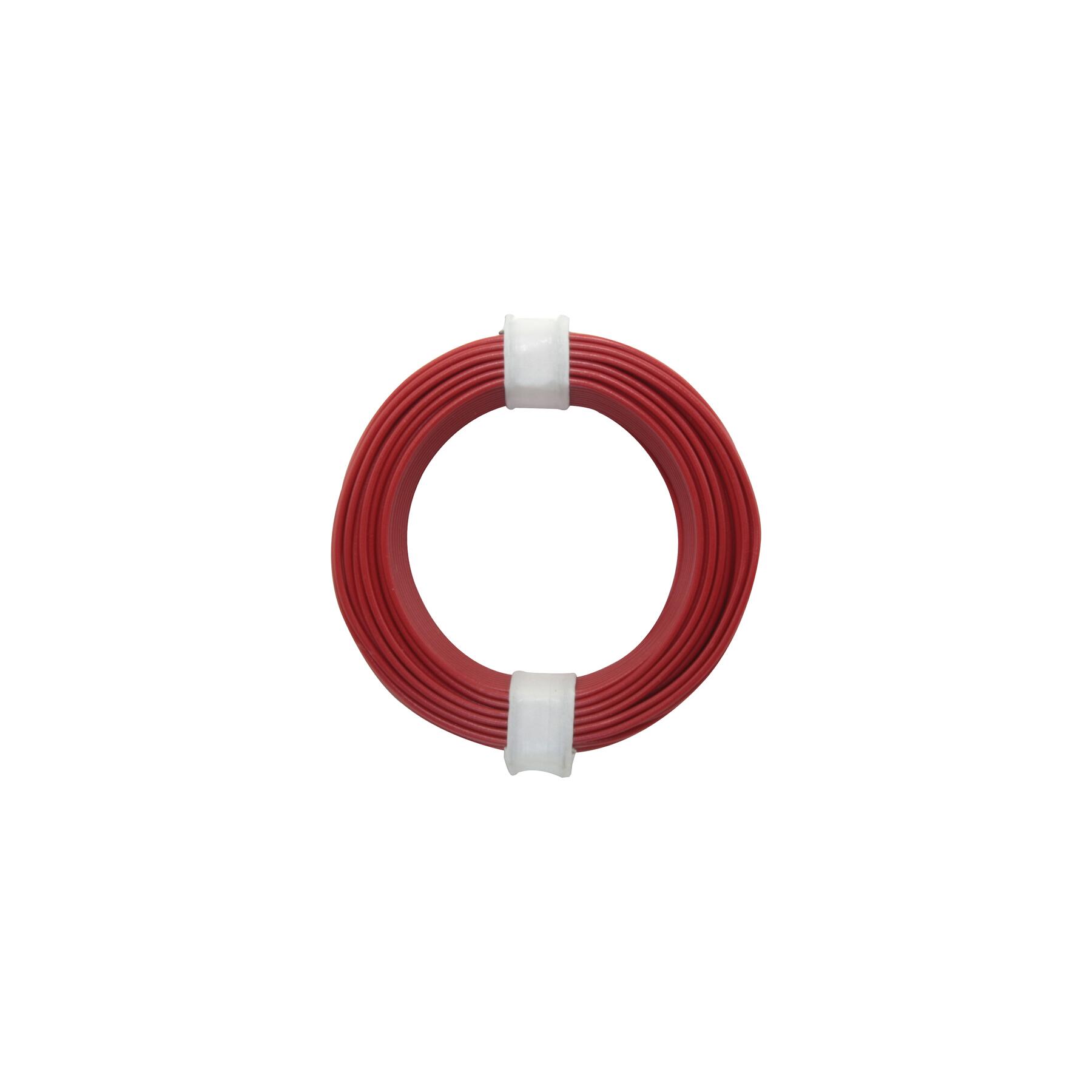 105-0 - Kupferschalt Draht 0,5 mm / 10 m rot