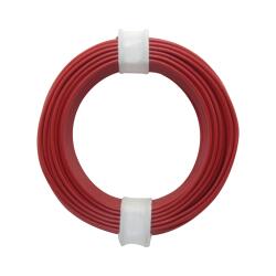 105-0 - Kupferschalt Draht 0,5 mm / 10 m rot