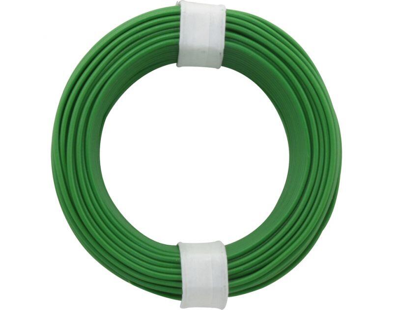 10 Meter Kupferschalt Draht 0,5 mm grün