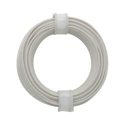 105-5 - Kupferschalt Draht 0,5 mm / 10 m weiss