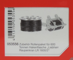 Herpa 053556 Rollenpaket für 600 Tonnen Hakenflasche...