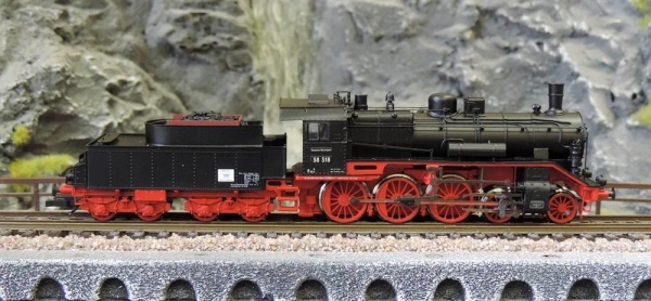 Beckmann 1018307 Schlepptenderlokomotive BR 38 DR