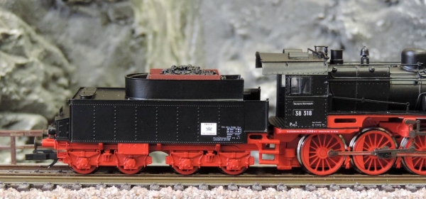 Beckmann 1018307 Schlepptenderlokomotive BR 38 DR