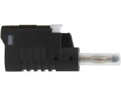 1081 - Sicherheits Laborstecker 4mm schwarz