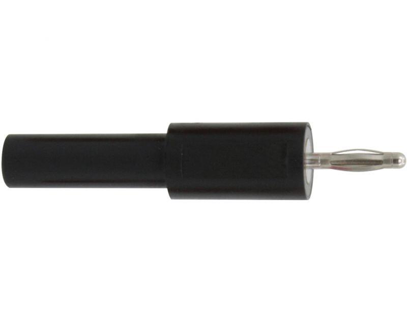 201 - Adapter Stecker 2 mm - Buchse 4 mm schwarz