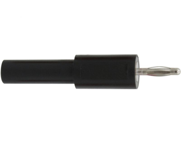 Donau Elektronik 201 Adapter Stecker 2 mm - Buchse 4 mm schwarz