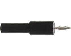 201 - Adapter Stecker 2 mm - Buchse 4 mm schwarz