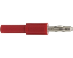 Donau Elektronik 1030 Adapter Stecker 4 mm - Buchse 2 mm rot