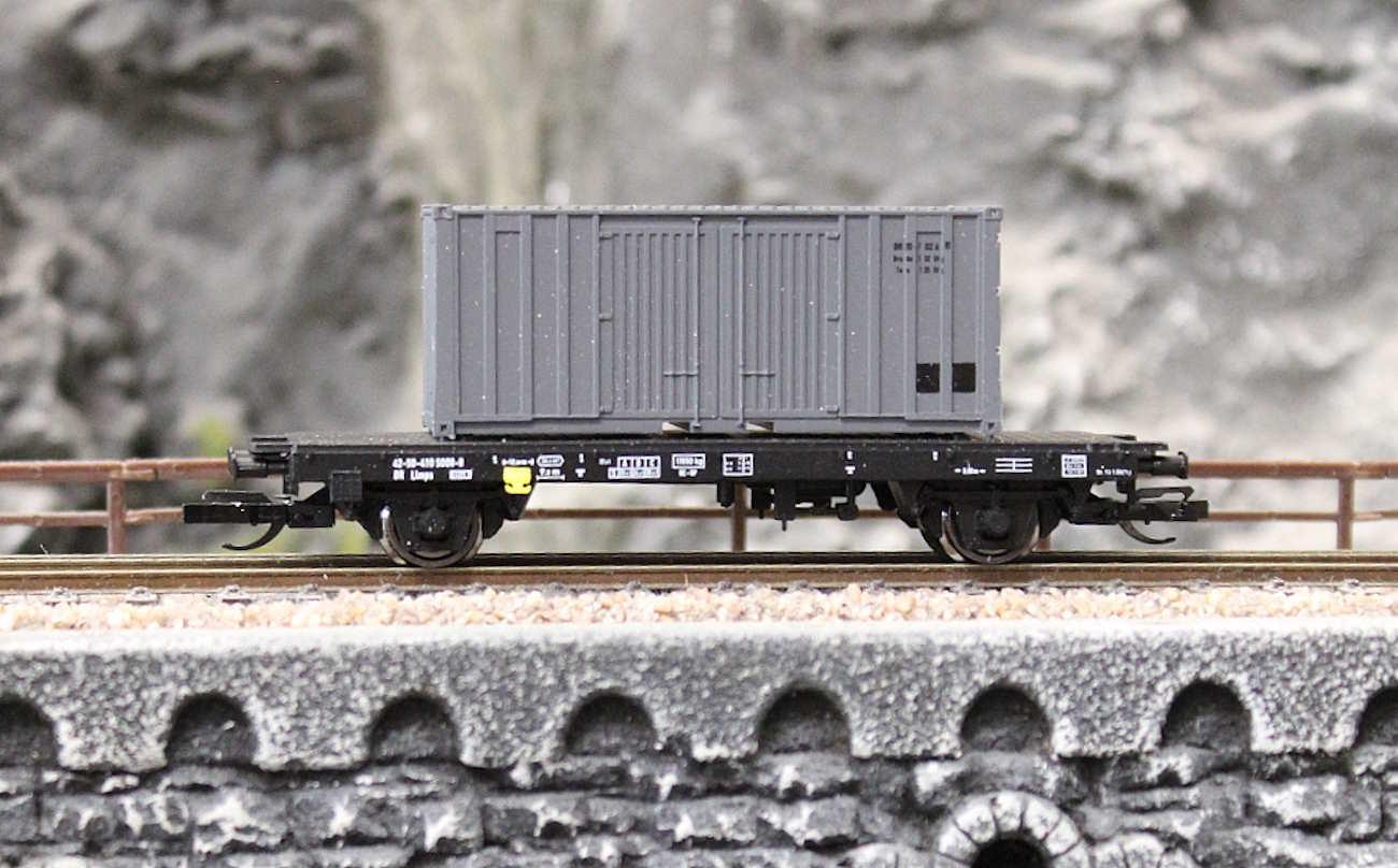 Hädl 113085 Containertragwagen mit Postcontainer DR