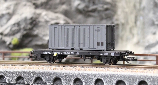 Hädl 113085 Containertragwagen mit Postcontainer DR