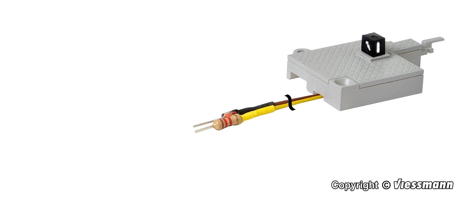 Viessmann 4565  Weichenlaterne mit Adapter fürUniversalantrieb 4560