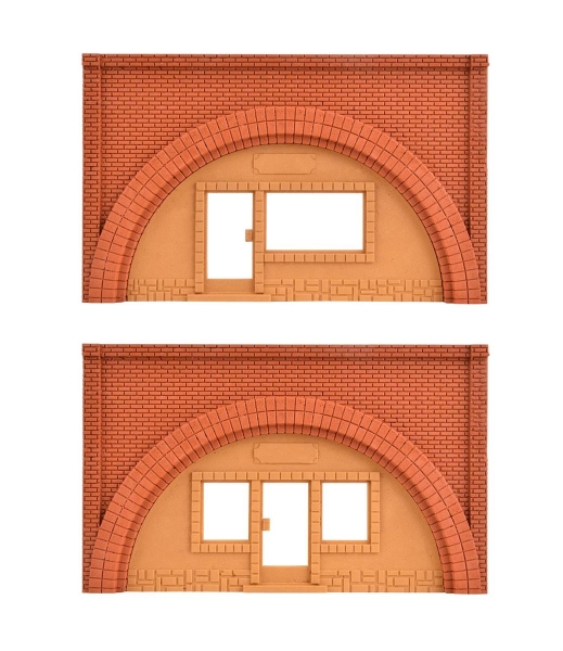 Vollmer 48150 Arkaden ziegelrot mit Bogeneinsatz, 2 St?ck