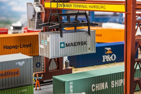 Faller 180820 20 Container mit dem Labeling des Unternehmens ?MAERSK?