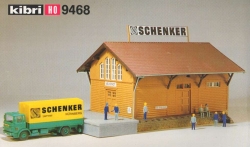 Kibri 9468 Lagerhalle Neustadt "Schenker" mit...