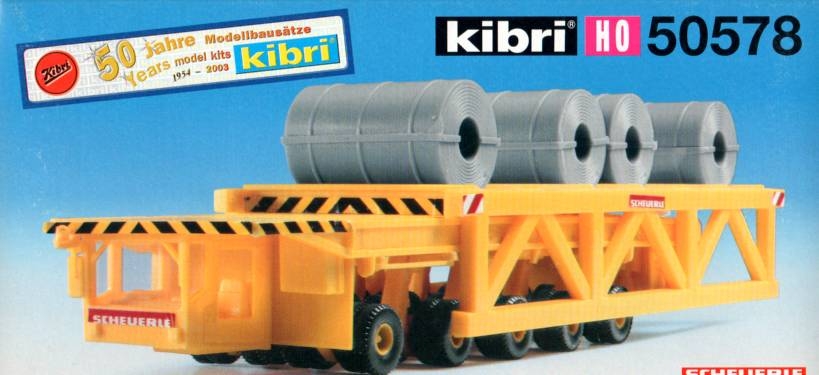 Neu Kibri H0 50578 Scheuerle Industrie-Hubtransporter