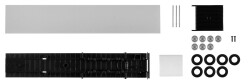 Herpa 084512 Kühlkoffer-Auflieger mit Palettenkasten...
