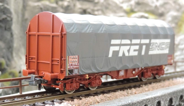 Roco 76443 Schiebeplanenwagen FRET SNCF