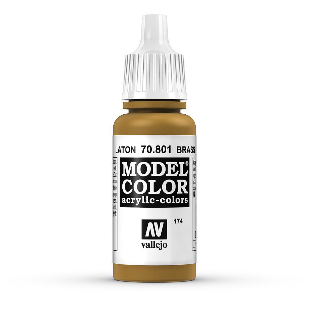 Vallejo  770801 Messing, Metallic, 17 ml