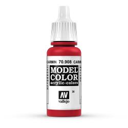 Vallejo  770908 Karminrot, Matt, 17 ml