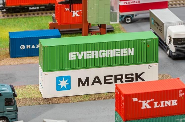 Faller 180846 40 Hi-Cube Container EVERGRE