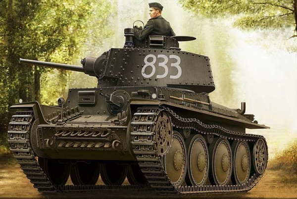 Hobby Boss 380136 1/35  Deutscher Panzer Kpfw. 38(t) Ausf. E/F