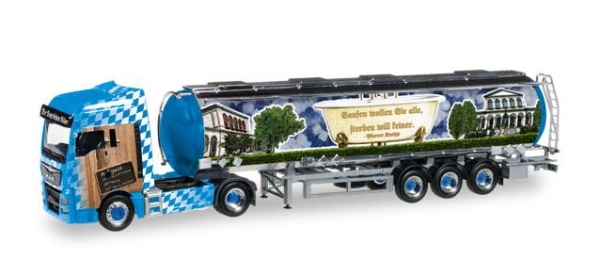 Herpa 922647 MAN TGX XXL Jumbotank-Sattelzug "Die bayrischen B?der"