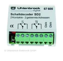 Uhlenbrock 67600 SD2 Schaltdecoder