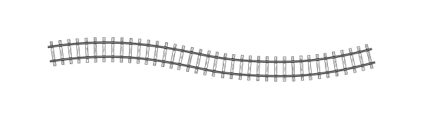 Bemo 4280000 Flexgleis, L=1000 mm