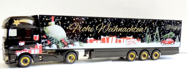 Herpa 306249 DAF XF SSC Euro 6 Koffer-Sattelzug "Herpa Weihnachtstruck 2016"